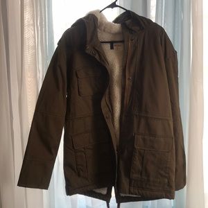 Roxy Sherpa Lined Anorak Jacket